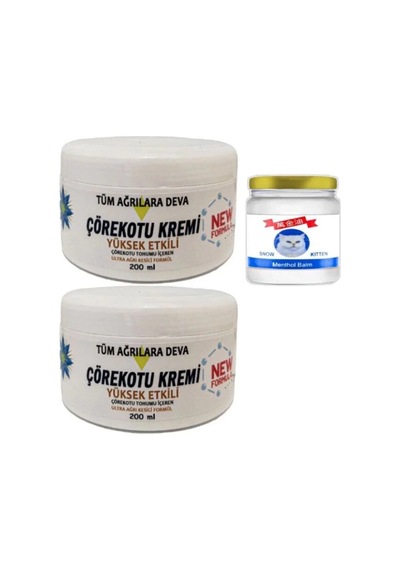 Çörek Otu Xl Boy 2x200 Ml+snow Kitten 50 Ml Menthol Balm
