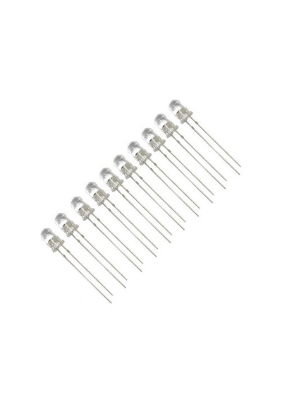 10 Adet 5Mm Beyaz Led N11.479