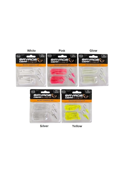 Savage Gear Lrf Micro Sandeel Kit 12 Adet (1+1/5+5) Silikon Yem
