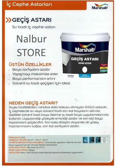 Geçiş Astarı 15lt-yağlı Boyadan Su Bazlı Boyaya Geçiş Sağlar-çıkmayan Lekeleri Kapatır,beyaz Diğer Geçiş Astarı 15lt-yağlı Boyadan Su Bazlı Boyaya Geçiş Sağlar-çıkmayan Lekeleri Kapatır,beyaz Diğer