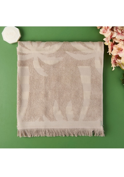 Soft Elio Plaj Havlusu - Bej - 70x140 Cm Renkli