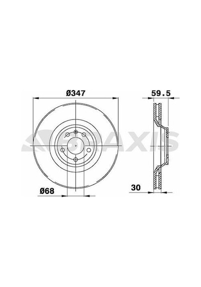 Braxis Ad1086 Ön Fren Aynası A6 Avant Allroad 04-10 4f0615301g