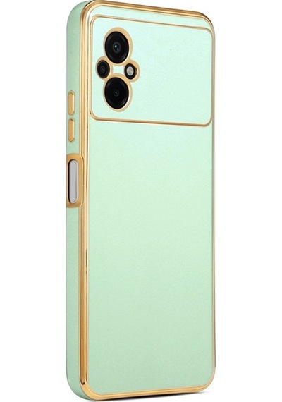 Xiaomi Poco M5 Kılıf Zore Bark Kapak Light Green