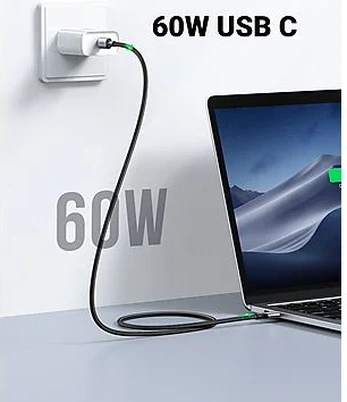Ugreen Usb-c 60w Örgülü Kablo Syh 1m