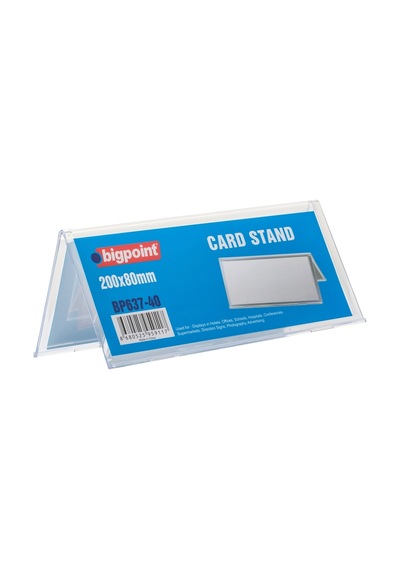 Bigpoint Kart Standı Çift Taraflı 200x80mm