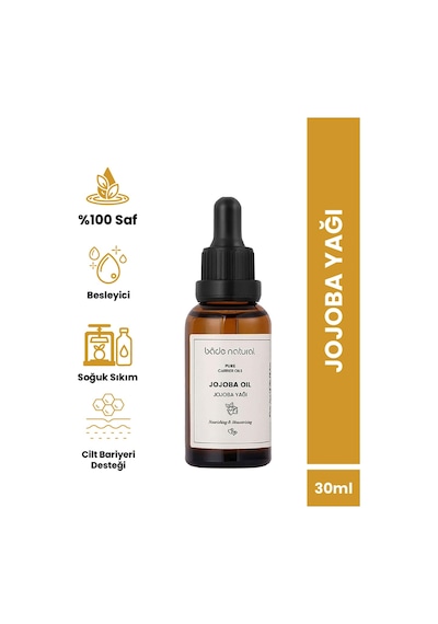 Bade Natural Saf Soğuk Sıkım Jojoba Yağı 30 ML