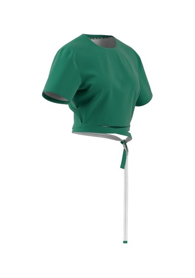 Adidas Kadın Yeşil T-shirt Yga Tee Jd4208 Yeşil