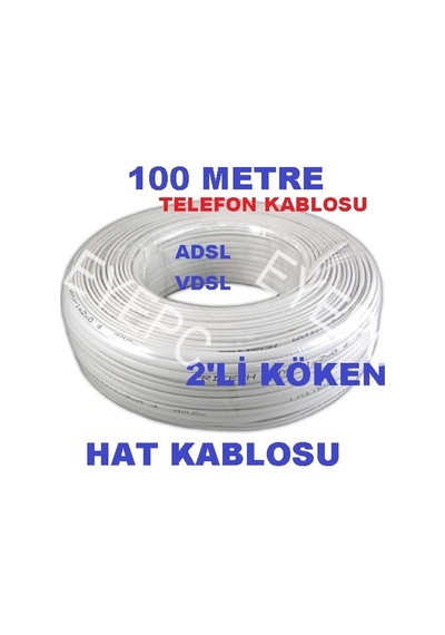100 Metre Bina Girişi Daire Arasi Hat Modem Kablosu Kaliteli A+