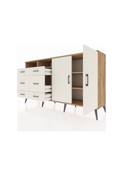Hyperion Konsol 4 Raflı 6 Çekmeceli 2 Kapaklı 176x44x99 Çam-aytaşı Atlas Çam/aytası - Atlas Çam Hyperion Konsol 4 Raflı 6 Çekmeceli 2 Kapaklı 176x44x99 Çam-aytaşı Atlas Çam/aytası - Atlas Çam