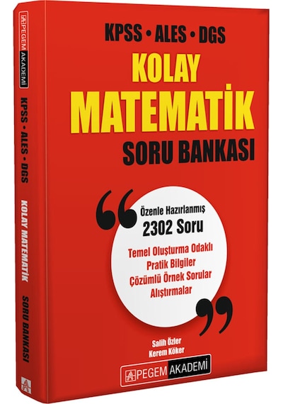Pegem Kolay Matematik Soru Bankası