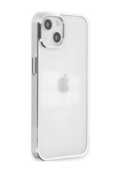 Apple iPhone Uyumlu - 14 Plus Kılıf Element Silikon - Gümüş