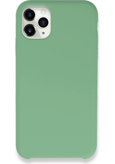 Newface - 124 - iPhone Uyumlu 11 Pro Kılıf Lansman Legant Silikon - Csmo-tex - - Yeşil
