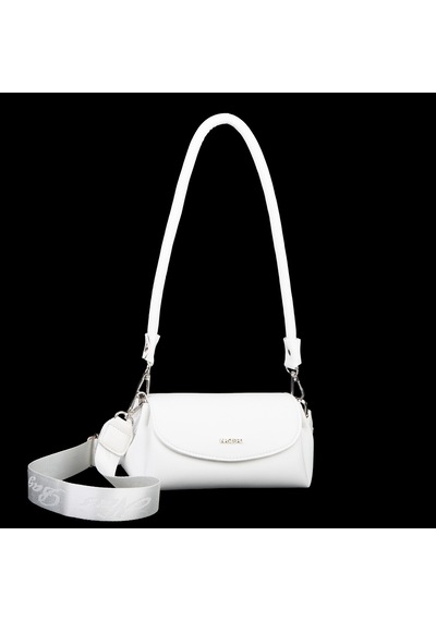 Nas Bag Kadın Mini Sade Şık Omuz Ve Postacı Çapraz Çanta En 20 Cm Boy 10 Cm Beyaz