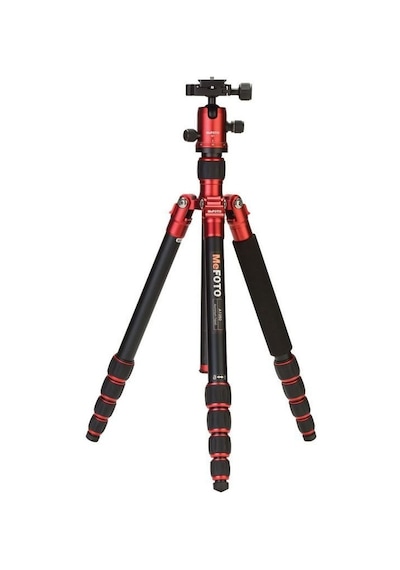 Benro Mefoto A1350Q1R Roadtrip Aluminum Travel Tripod Kit (Red)