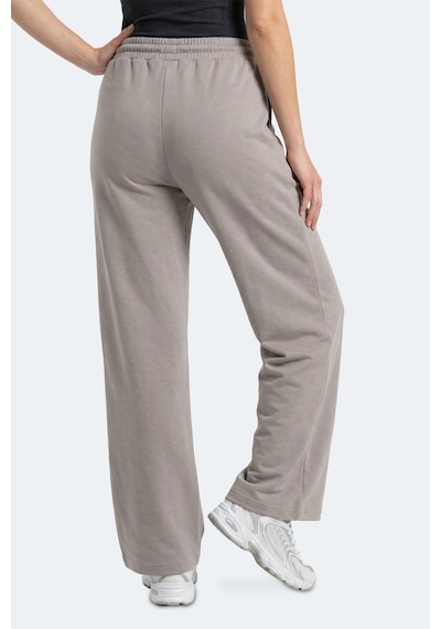 Slazenger Melora I Kadın Bol Paça Taş Gri Eşofman Altı