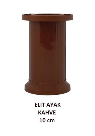 Elit Ayak, 10 Cm Kahverengi Baza, Yatak, Koltuk, Masa, Kanepe Ayağı Kahverengi