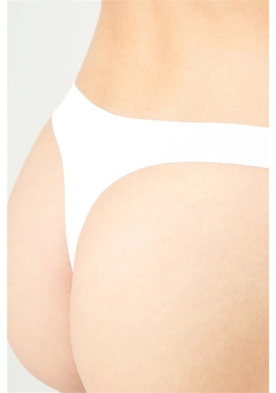 Cottonhill Basic Klasik Lazer Kesim Kadın Külot-beyaz Beyaz