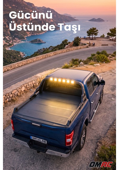 Ford Ranger F150 2014-2020 Uyumlu Araca Özel Dakar 170 Cm Rollbar Ledli