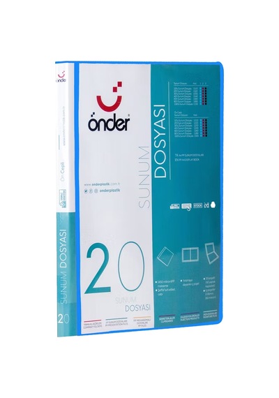Önder Katalog Sunum Dosyası Pp Öncepli 20 Li Siyah 1220-3 Çok Renkli