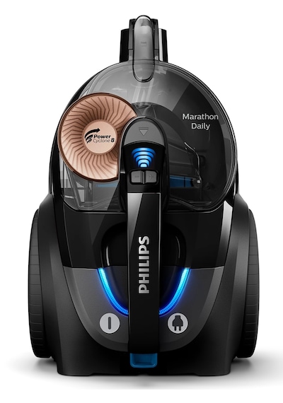 Philips BXA0079 - XB7150 Marathon Ultimate Toz Torbasız Süpürge + HD7301/00 Cam Demlikli Çay Makinesi
