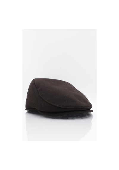 Külah Erkek Şapka Kahve Kışlık Trend Flat Cap Yün Kasket - Standart Kahverengi