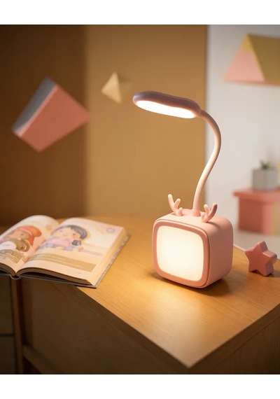 Astraltech Kablosuz Şarjlı Led Gece Lambası 8 Led Çok Renkli