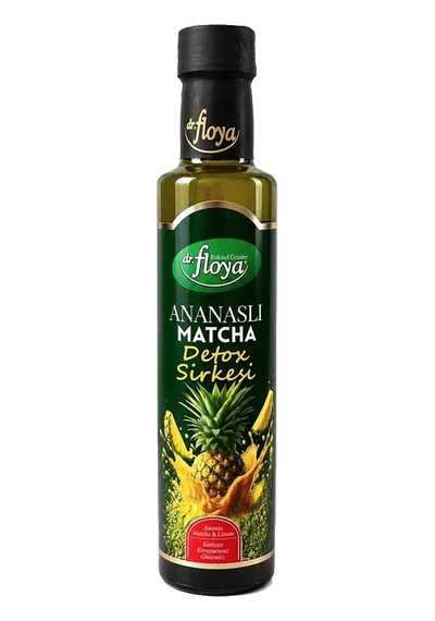 Dr. Floya Ananaslı Matcha Detox Sirkesi 250 Ml 2 Li