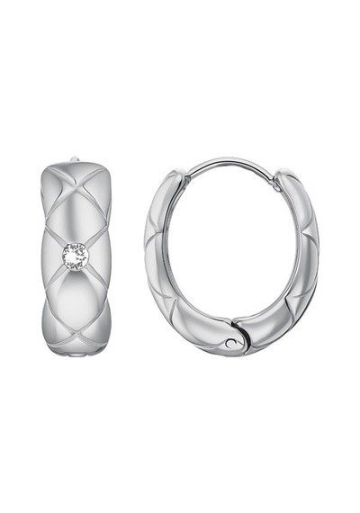 Rosefield Jechs.j1383 Kristal Yıldız Gümüş Renkli Çelik Küpe