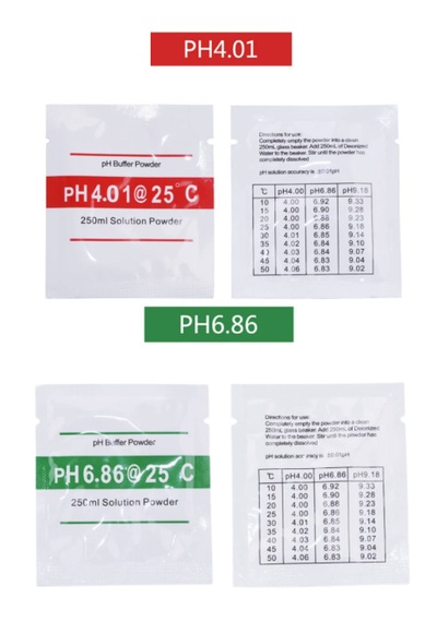 250 Ml Ph Tampon Çözelti Tozu Ph Test Ölçüm Cihazı Tedbir Kalibra