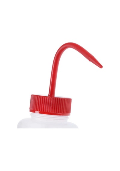 Borox Piset 500 ML Yıkama Şişesi Geniş Boyun Kırmızı Kapak