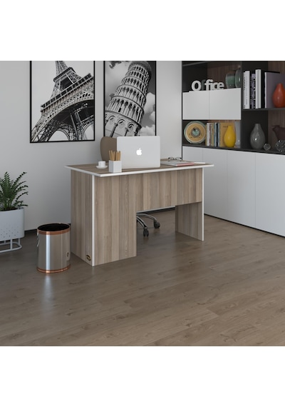 Kenzlife Ofis Masası Miyamoto Crd Sağ 75 110 80 Kilitli Kapaklı Dolap Bilgisayar Çalışma Masası