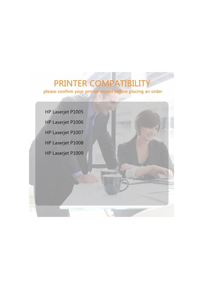 Hp Cb435a 35a Toner Kartuşları Hp Laserjet P1005 P1006 P1007 P1008 P1009 Yazıcı İle Uyumlu 2x Siyah
