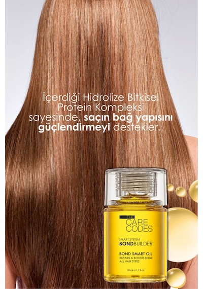 The Color Codes Bond Smart Oıl Konsantre Saç Bakım Yağı 50 ML