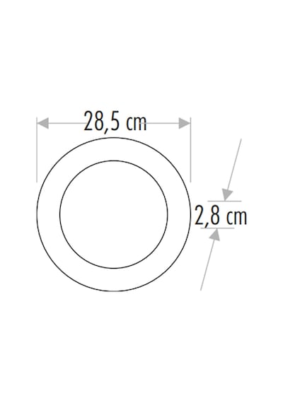Cata 30 Watt Panel Led Armatür Sıva Üstü Yuvarlak Ct 5273 Beyaz I Beyaz