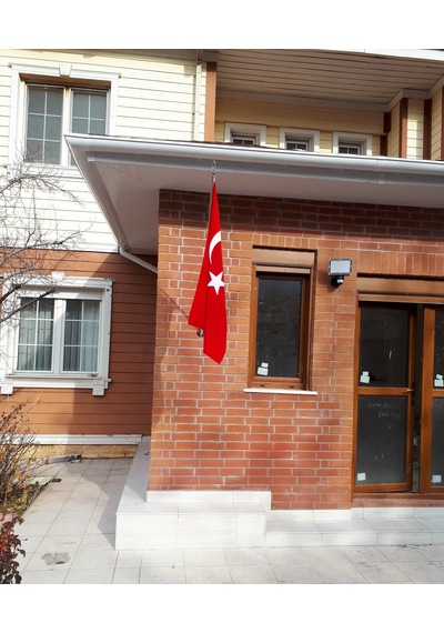 Direk. Bayrak Direği + Türk Bayrağı Direk130Cm + 70X105Cm Türk Bayrağı