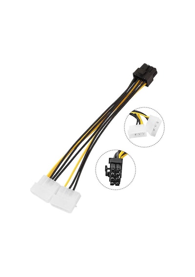 8 Pin Ekran Karti Power Kablosu - Pcıe Ekran Kartı Güç Kablo 8 Pin Power To Molex