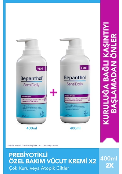 Bepanthol Sensidaily 2 x 400 ML Avantajlı Paket