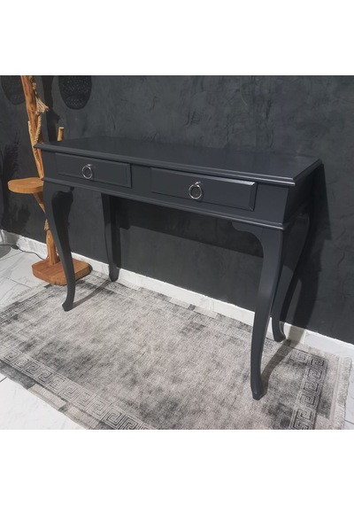 Roys Ahşap 100 Cm Çekmeceli Antrasit  Dresuar Ahşap