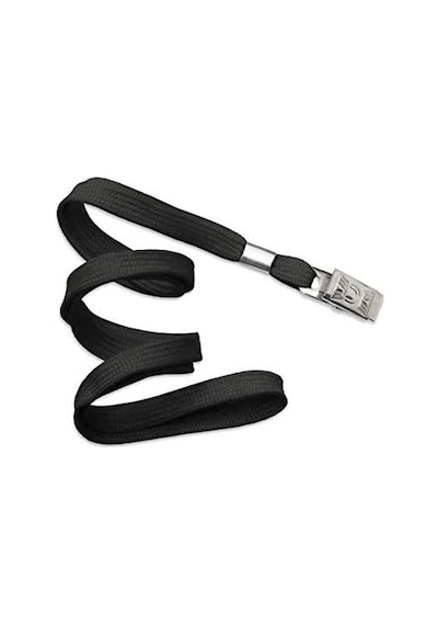 Kraf Kart Askı İpi Metal Klips Siyah 50 Li 510G