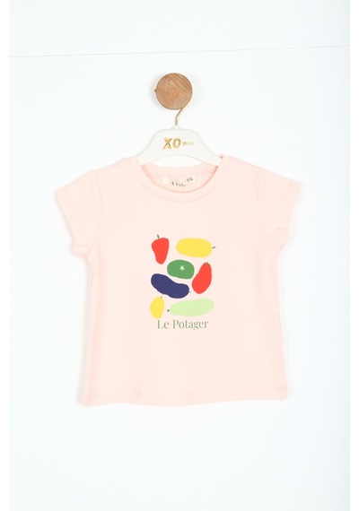 Xo Kids Kız Çocuk Tişort 9ay-4 Yaş 38635 Pembe