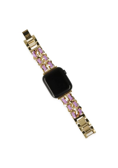 Newface Watch 22mm Kr405 Metal Bakla Kordon - Lila Diğer