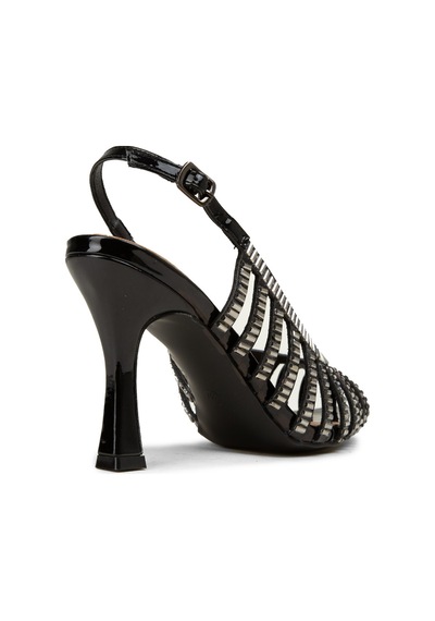 Deery Kadın Siyah Slingback Abiye Ayakkabı - 26204zsyhm01
