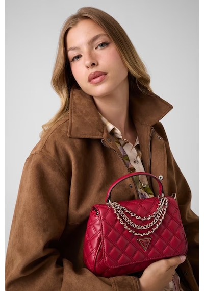 Guess Giully Ii Zincirli Kadın Omuz Çantası Hwqg9673190 Kırmızı