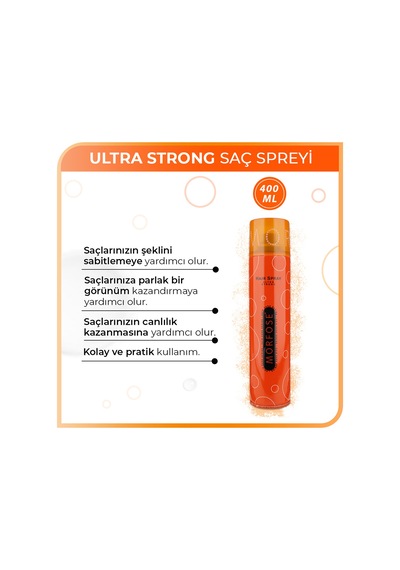 Ultra Saç Spreyi 400 Ml