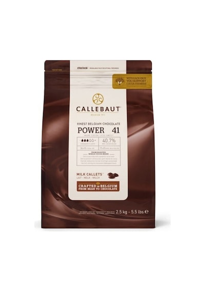Callebaut Power 841 Sütlü Drop Çikolata 2,5 Kg