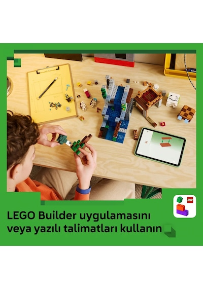 LEGO® Minecraft® Hortlak İstasyonu 21597 – 9 Yaş ve Üzeri Çocuklar için 8 Figür İçeren Yaratıcı Oyuncak Yapım Seti (754 Parça)