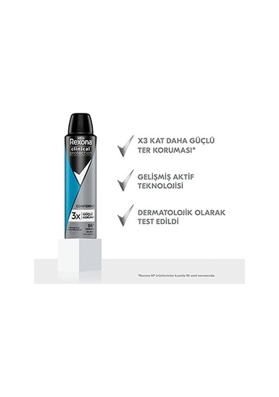 Men Clinical Protection Erkek Sprey Deodorant Confidence 150 Ml 2li Paket
