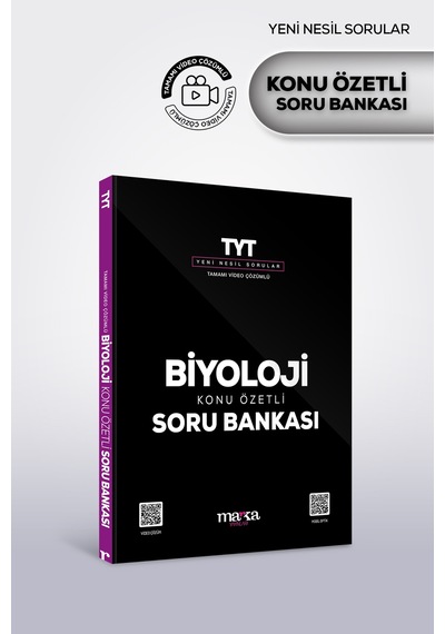 Tyt 2027 Biyoloji Konu Özetli Soru Bankası Tamamı Video Çözümlü Yeni Nesil