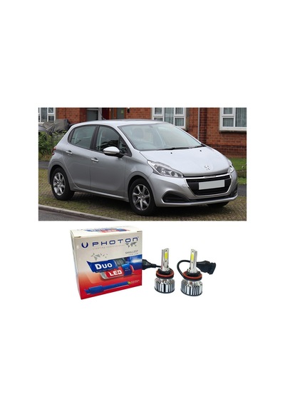 Peugeot 208 Kısa Far Ampulü H7 Duo Yeni Seri Beyaz 2012-2019