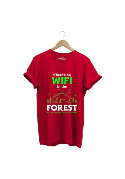 Outdoor Doğa Kamp No Wifi Tasarım Baskılı %100 Pamuk Regular Fit Kırmızı T-shirt Kırmızı Outdoor Doğa Kamp No Wifi Tasarım Baskılı %100 Pamuk Regular Fit Kırmızı T-shirt Kırmızı